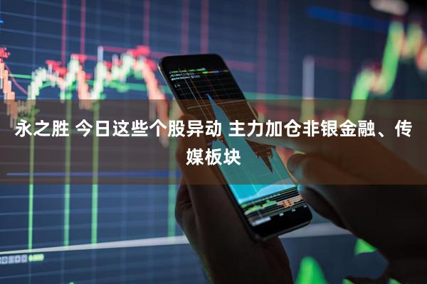 永之胜 今日这些个股异动 主力加仓非银金融、传媒板块