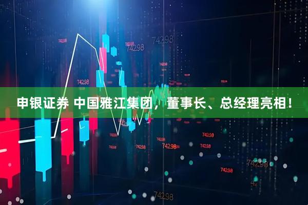申银证券 中国雅江集团，董事长、总经理亮相！