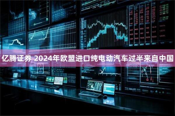 亿腾证券 2024年欧盟进口纯电动汽车过半来自中国