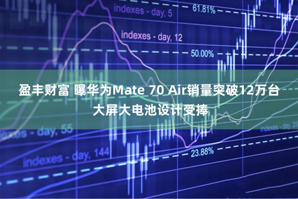 盈丰财富 曝华为Mate 70 Air销量突破12万台 大屏大电池设计受捧